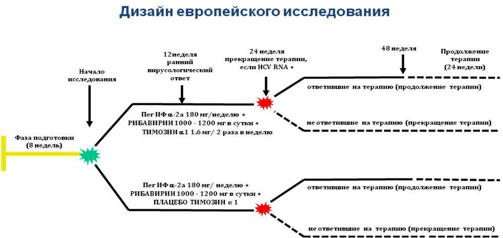 Схема европейского исследования эффективности тройной схемы лечения пациентов с хроническим гепатитом С, ранее не ответивших на терапию пегилированным интерфероном/рибавирином